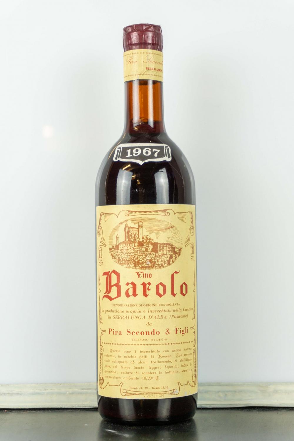【Barolo老酒預購13】60年代 BAROLO